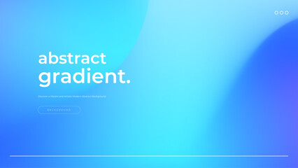 Gradient blue abstract background vector