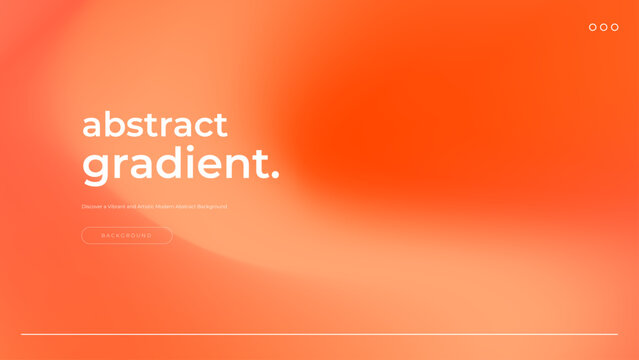 Trendy gradient background orange abstract