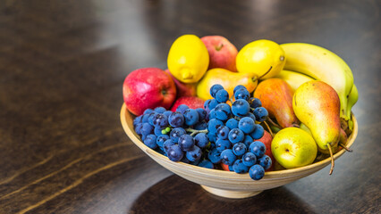 fruit plate on the table	