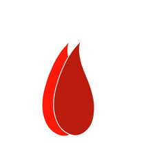 Obraz premium Blood Drop Vector Icon 