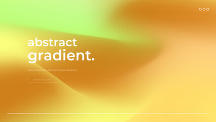 Orange yellow and green gradient background abstract vibrant