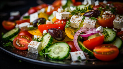 Greek salad, Greek food