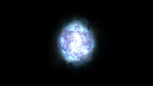 Star formation in progress, gas and dust under pressure, 4k 24p with alpha channel for transparent background. Motion graphics artist with over 20 years experience