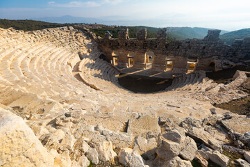 Ancient Roman theatre Odeon and bouleuterion at Kibyra, Golhisar, Burdur Province, Turkey