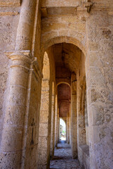 Fototapeta premium The Cathedral of Santa María la Menor in the Colonial City of Santo Domingo is dedicated to St. Mary of the Incarnation. It is the first and oldest cathedral in the Americas, built in 1504 - 1550.