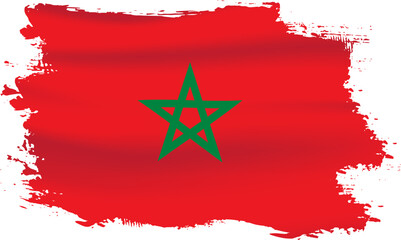 Morocco waving flag,illustration EPS10.