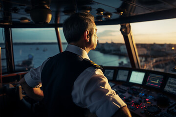 Kapitän auf der Brücke: Maritime Erfahrung und Führung in der Schifffahrtswelt