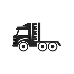 Truck Logo template Isolated. Brand Identity. Icon Abstract Vector graphic