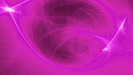 Pink And Purple Abstract Design On Dakr Background