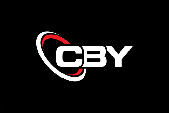 CBY creative letter logo design vector icon illustration