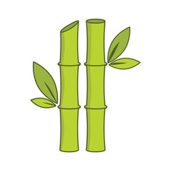 Bamboo icon vector on trendy design