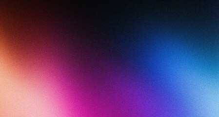 Dark grainy gradient background blue magenta pink purple black colors banner poster cover abstract design