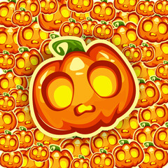 Wallpaper cute pumpkin halloween 