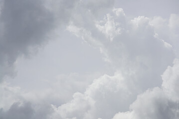 White clouds in the sky