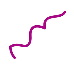 Pink Squiggles Lines Vectors 