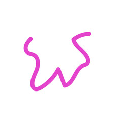 Obraz premium Pink Squiggles Lines Vectors 