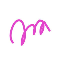 Pink Squiggles Lines Vectors 