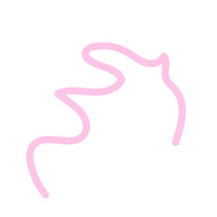 Pink Squiggles Lines Vectors 