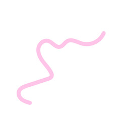 Pink Squiggles Lines Vectors 