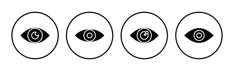 Eye icon. Look and Vision icon. Eye vector icon