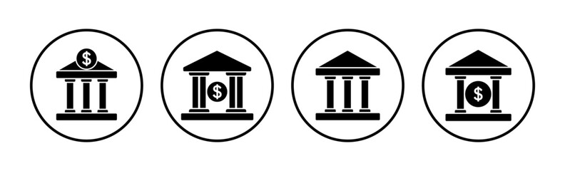 Bank icon vector. bank icon symbol