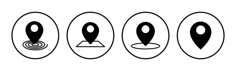 Address icon vector. location icon. address symbol. pin