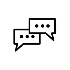 Communication digital marketing icon with black outline style. communication, set, business, sign, symbol, internet, group. Vector Illustration