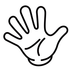 ストップのハンドサイン