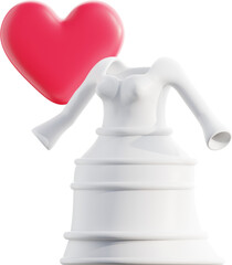 Female Wedding Dress 3D icon