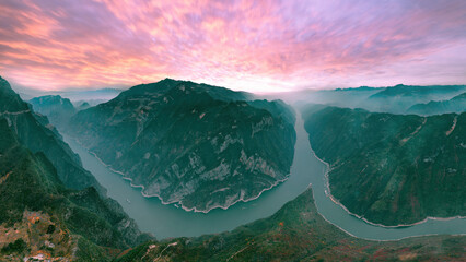 The Yangtze river three gorges nature reserve of scenery - goddess peak