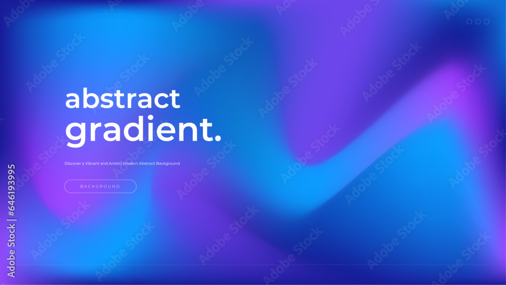 Poster Vector colorful gradient trendy background abstract