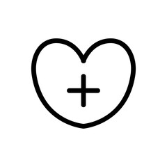 Fototapeta premium Health medical and health icon with black outline style. health, line, symbol, medical, thin, set, medicine. Vector Illustration