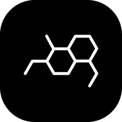 Fototapeta premium Chemical medical and health icon with black filled line outline style. chemical, symbol, sign, set, chemistry, medical, line. Vector Illustration