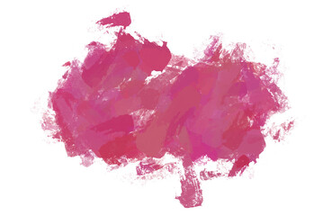 Pink Paint Strokes Isolated