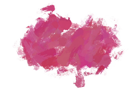Pink Paint Strokes Isolated