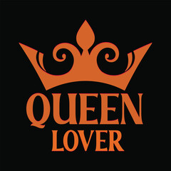Queen and love texted image and vectors 