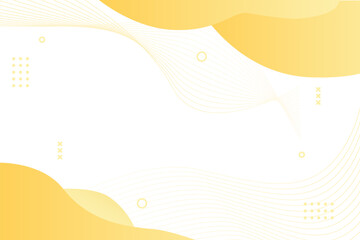 Abstract wavy yellow gradient background