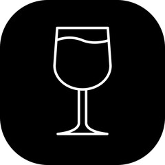 Wine food and drink icon with black filled outline style. drink, alcohol, wine, restaurant, bottle, bar, symbol. Vector illustration
