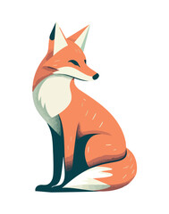 fox animal wild icon