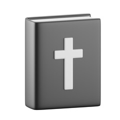 3d icon of halloween bible.