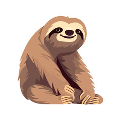 sloth animal nature icon isolated