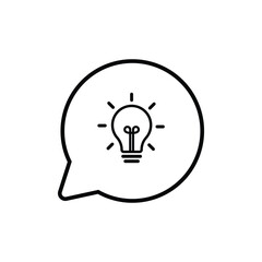 think idea symbol icon vector