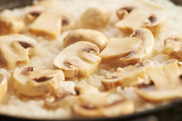 mushroom Hot Stone Pot Rice