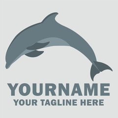 dolphin jumping icon