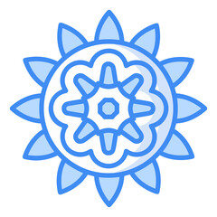 Flower icon symbol vector image. Illustration of the beautiful daisy floral design image