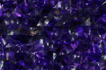 purple crystal background texture wallpaper, vibrant fractured refraction crystal effect background