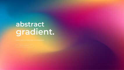 Gradient colorful abstract background vector