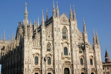 Fototapeta premium Milan Italy 08 . 09. 2022. Milan is a large city in northern Italy, located in Lombardy.