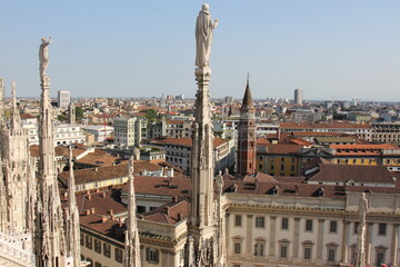 Fototapeta premium Milan Italy 08 . 09. 2022. Milan is a large city in northern Italy, located in Lombardy.