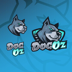Dog E-Sport Logo Mascot